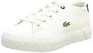 Buty dla dziewczynek - Lacoste Unisex dziecięce tenisówki Gripshot, Wht Blk - 20 EU - miniaturka - grafika 1