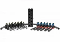 Chłodzenie wodne - EK Water Blocks EK-Pro Quick Disconnect Manifold Zestaw dystrybutorów 2CPU 4GPU - miniaturka - grafika 1