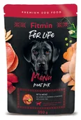 Mokra karma dla psów - FITMIN For Life Dog Menu Meat Mix 350g (saszetka) - miniaturka - grafika 1