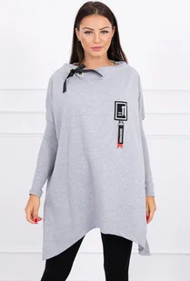 Długa bluza damska Kesi Ganiegau Grey Universal - Bluzy damskie - miniaturka - grafika 1