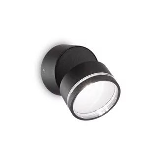 Ideal Lux OMEGA AP ROUND czarna 4000K 285504 285504/IL - Lampy ogrodowe - miniaturka - grafika 1