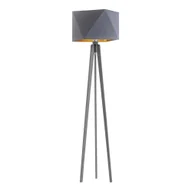 Lampy stojące - Lampa podłogowa na trójnogu skandynawska BOMBAJ GOLD - miniaturka - grafika 1