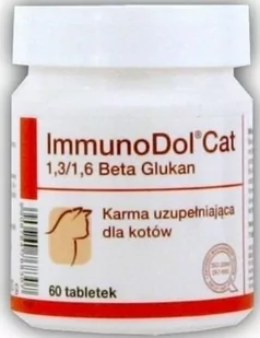 Dolfos Immunodol Cat 60 tab. - Suplementy i witaminy dla kotów - miniaturka - grafika 1