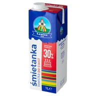 Pasztet i przetwory mięsne - Łowicz śmietanka kremowa uht 30% 1kg - miniaturka - grafika 1