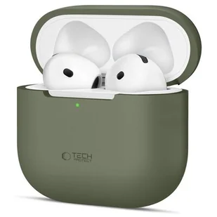 TECH-PROTECT Silicone do Apple Airpods 4 Zielony - Akcesoria do słuchawek - miniaturka - grafika 1
