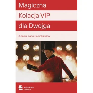 Karta podarunkowa WYJĄTKOWY PREZENT Magiczna Kolacja VIP dla Dwojga - Wieczór z Pokazem Iluzji - Kody i doładowania cyfrowe - miniaturka - grafika 1