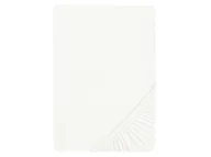 Prześcieradła - biberna Biberna 77866/221/340 Jersey Elastic prześcieradło z gumką Niebieski lodowy, biały, 180x200  - 200x220  0077866/001/322/001 - miniaturka - grafika 1