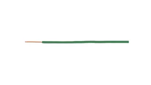 Elektrokabel Przewód instalacyjny H07V-U DY) 2,5 zielony 100m T0094 DY 1 X 2,5 ZIELONY - Przewody elektryczne - miniaturka - grafika 1