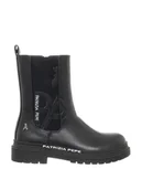 Botki damskie - Patrizia Pepe Botki w kolorze czarnym - miniaturka - grafika 1