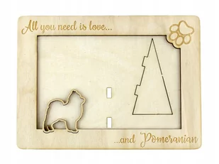 Szpic miniaturowy Pomeranian ramka na zdjęcie - Ramki na zdjęcia - miniaturka - grafika 1