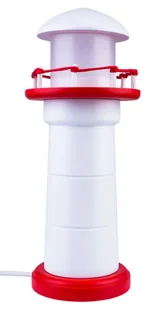Biało-czerwona lampka LED na biurko latarnia - S186 A6-L70 - Lampy pozostałe - miniaturka - grafika 1