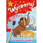 Kolorowanki, wyklejanki - Skrzat Malowanki wodne. Wyczaruj zwierzęta prehistoryczne praca zbiorowa - miniaturka - grafika 1