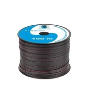 Kable - CABLETECH KAB0355 Kabel głośnikowy CCA czarny 100m LEC-KAB0355 - miniaturka - grafika 1