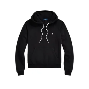 felpe con cappuccio donna ralph lauren - prl shrknhd-long sleeve-sweatshirt - nero - Bluzy damskie - miniaturka - grafika 1