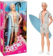 Lalki dla dziewczynek - Lalka Barbie Mattel *****Barbie The Movie Ken surfer z deską HPJ97 /3 - miniaturka - grafika 1