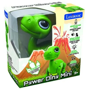 Zabawka interaktywna LEXIBOOK Power Puppy Mini Robot Dinozaur ROB02DINO - Roboty dla dzieci - miniaturka - grafika 1