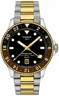 Zegarki męskie - Zegarek Tissot T120.852.22.051.00 Seastar 1000 Quartz GMT - miniaturka - grafika 1