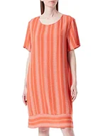 Sukienki - usha FESTIVAL Sukienka damska, ciemnopomarańczowa, biała, S, Ciemnopomarańczowy, biały, S - miniaturka - grafika 1