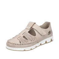 Moda i Uroda OUTLET - Rieker Damskie 49958 buty do chodzenia boso, beżowe, 42 EU, beżowy, 42 EU - miniaturka - grafika 1