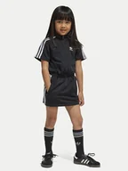 Sukienki i spódniczki dla dziewczynek - adidas Sukienka codzienna Firebird JD5823 Czarny Regular Fit - miniaturka - grafika 1