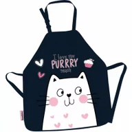 Przybory szkolne - St. Majewski Fartuszek wodoodporny do prac plastycznych Kitty - miniaturka - grafika 1