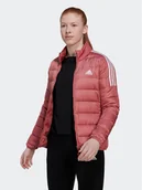 Kurtki damskie - adidas Kurtka puchowa Essentails Down HK4663 Czerwony Slim Fit - miniaturka - grafika 1