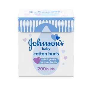 Johnson's Baby patyczki higieniczne 200 sztuk - Waciki, płatki i patyczki kosmetyczne - miniaturka - grafika 1