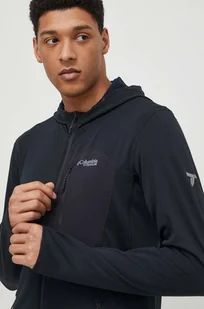 Columbia bluza sportowa Triple Canyon kolor czarny z kapturem gładka - Bluzy męskie - miniaturka - grafika 1