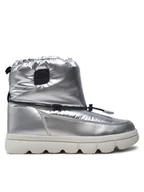 Buty dla dziewczynek - Geox Śniegowce J WILLABOOM GIRL B A J46HWE 0LVNF C0474 S Srebrny - miniaturka - grafika 1