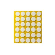 Meble modułowe i akcesoria - Podkładka filcowa samoprzylepna biała Ø15 30 sztuk ANDPOL - miniaturka - grafika 1