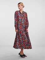 Sukienki - YAS Sukienka koszulowa 26027838 Kolorowy Regular Fit - miniaturka - grafika 1
