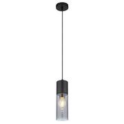 Lampy sufitowe - Globo Annika 21000HB lampa wisząca zwis 1x25W E27 dymiona/czarna - miniaturka - grafika 1