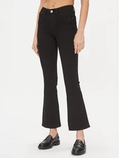 Vila Jeansy 14085688 Czarny Bootcut Fit - Spodnie damskie - miniaturka - grafika 1