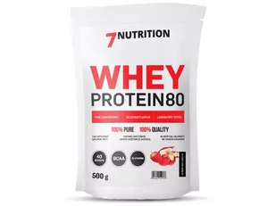7Nutrition Odżywka białkowa, Whey Protein 80, czekolada-malina, 500 g - Odżywki białkowe - miniaturka - grafika 1