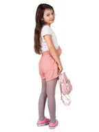 Rajstopy - Rajstopy dziecięce mikrofibra gładkie jasnoszare 40 DEN 104-110 - miniaturka - grafika 1