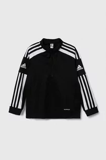 Bluzy dla chłopców - adidas Performance bluza dziecięca SQ21 TR TOP Y kolor czarny wzorzysta - grafika 1