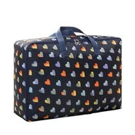 Pokrowce na ubrania - Torba na pościel koce ubrania pokrowiec do przechowywania wzór serca - miniaturka - grafika 1