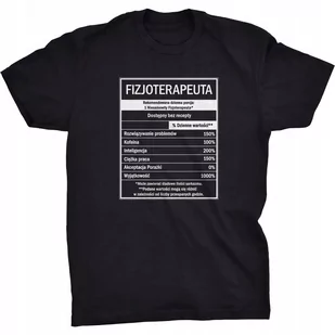 Etykieta GDA Fizjoterapeuta Koszulka Prezent - Koszulki męskie - miniaturka - grafika 1