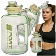 Shakery i bidony sportowe - TRESSARI Butelka motywacyjna 1700ml bidon szczelny na wodę BPA FREE duża - miniaturka - grafika 1