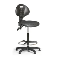 Fotele i krzesła biurowe - B2B Partner Krzesło PUR, asynchroniczna mechanika, ślizgacze 9769 - miniaturka - grafika 1