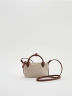 Torebki damskie - Reserved - Torebka crossbody - beżowy - miniaturka - grafika 1