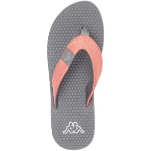 Klapki damskie Kappa Cally koralowo-szare 242834 2916 pomarańczowe - Klapki i japonki damskie - miniaturka - grafika 1