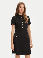 Sukienki - Guess Sukienka dzianinowa W5YK18 KCXO2 Czarny Regular Fit - miniaturka - grafika 1