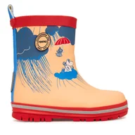 Buty dla chłopców - Kalosze Reima Moomin Magisk Rain Boots 5400001B-26C1 Pomarańczowy - miniaturka - grafika 1