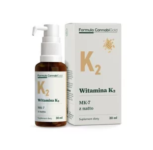 Cannabigold Witamina K2 MK-7 Formuła Suplement diety 30 ml - Witaminy i minerały - miniaturka - grafika 1