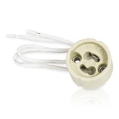 Żarówki LED - GU10- oprawa ceramiczna z przewodem LEDLUMEN - miniaturka - grafika 1