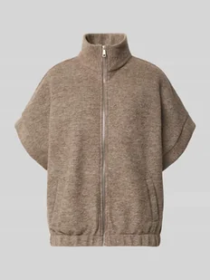 Kamizelka ze stójką i wpuszczanymi kieszeniami - Płaszcze męskie - miniaturka - grafika 1