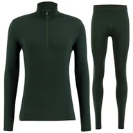 Pozostała odzież narciarska - Ulvang Hero Half Zip, komplet, męski, ciemnozielony - miniaturka - grafika 1