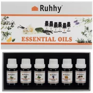 Aromaterapia - Olejki Eteryczne Zestaw x 6 10 ml Naturalne Aromaterapia Zapachowe Olejek RUHHY - miniaturka - grafika 1
