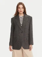 Marynarki i żakiety damskie - Weekend Max Mara Marynarka Tronto 2525046042 Szary Regular Fit - miniaturka - grafika 1